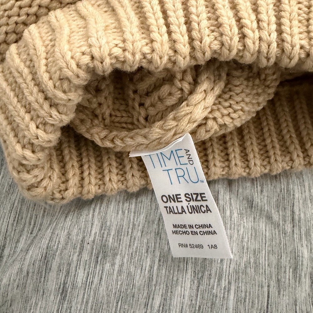 C.C Australia Love Beanie and Time and Tru tan beanie - Picture 7 of 7